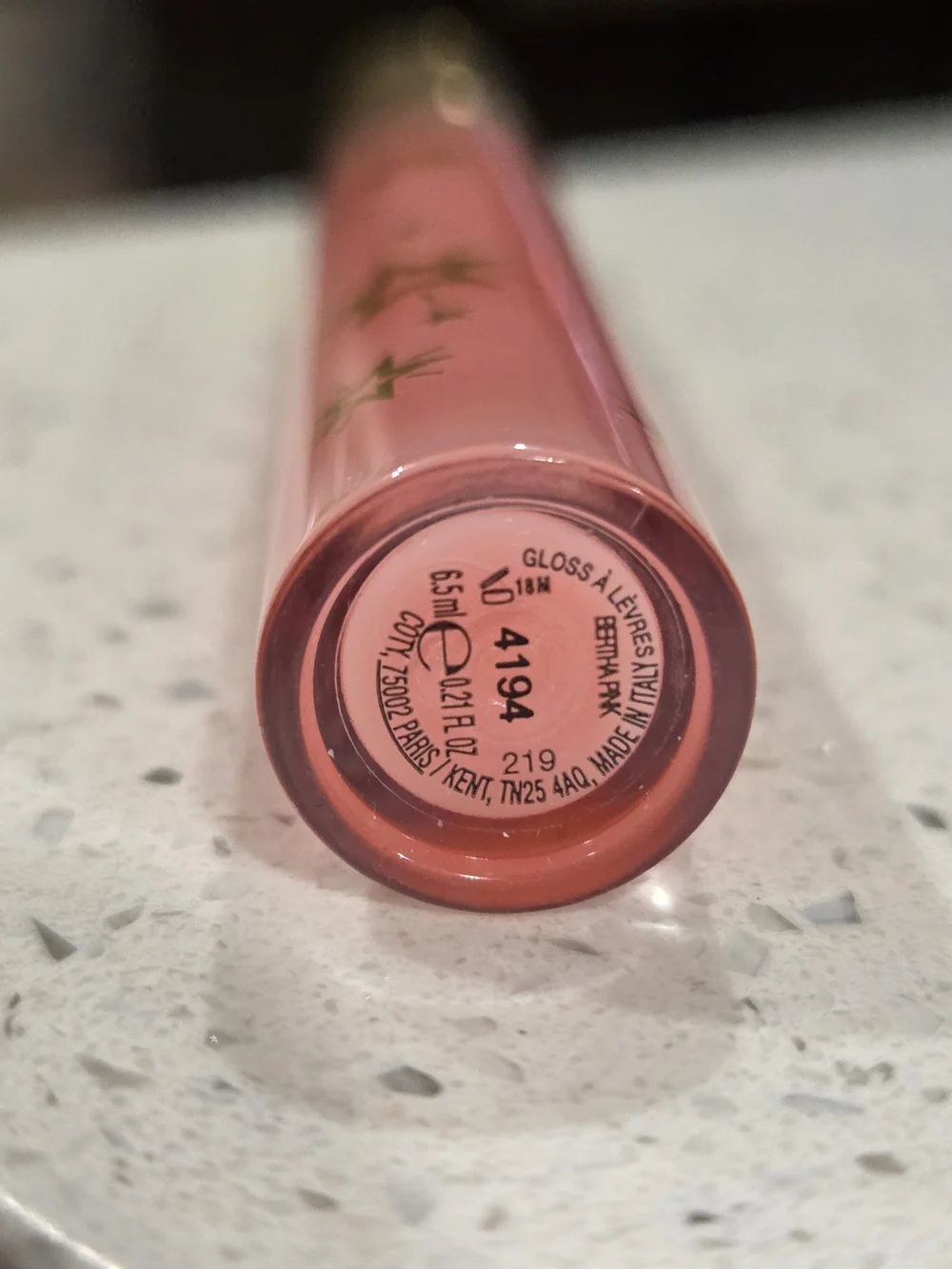 Gucci Clear Pink Lip Gloss~Bertha Pink